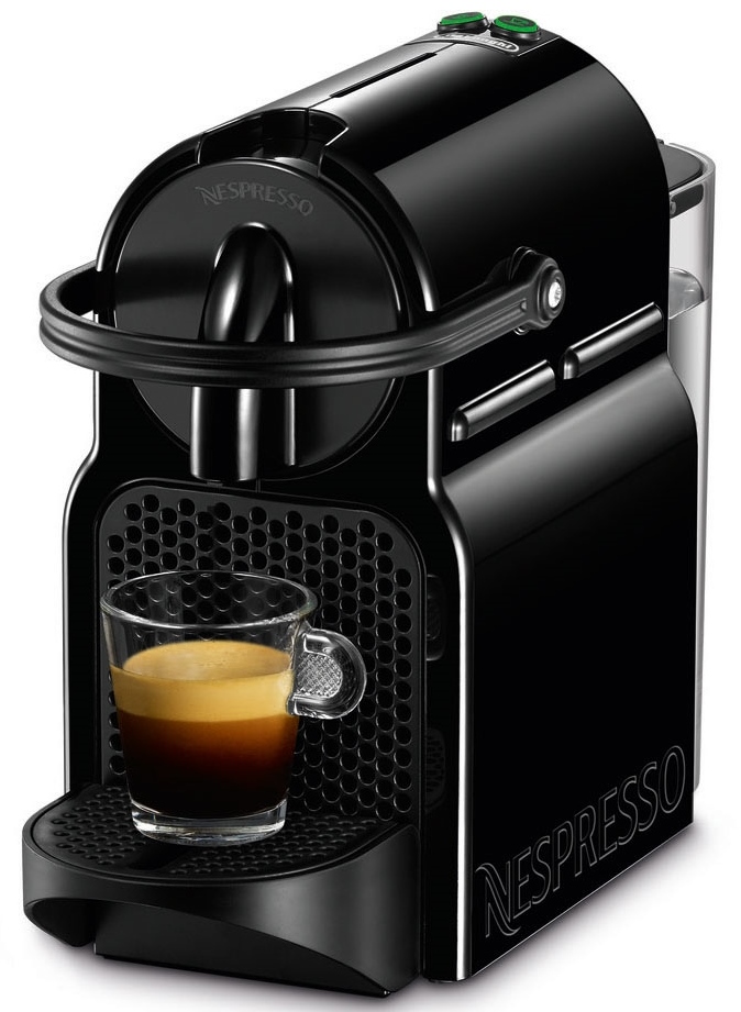 Капсульна кавоварка еспресо Delonghi Nespresso Inissia EN 80.B Чорний (F00135636)