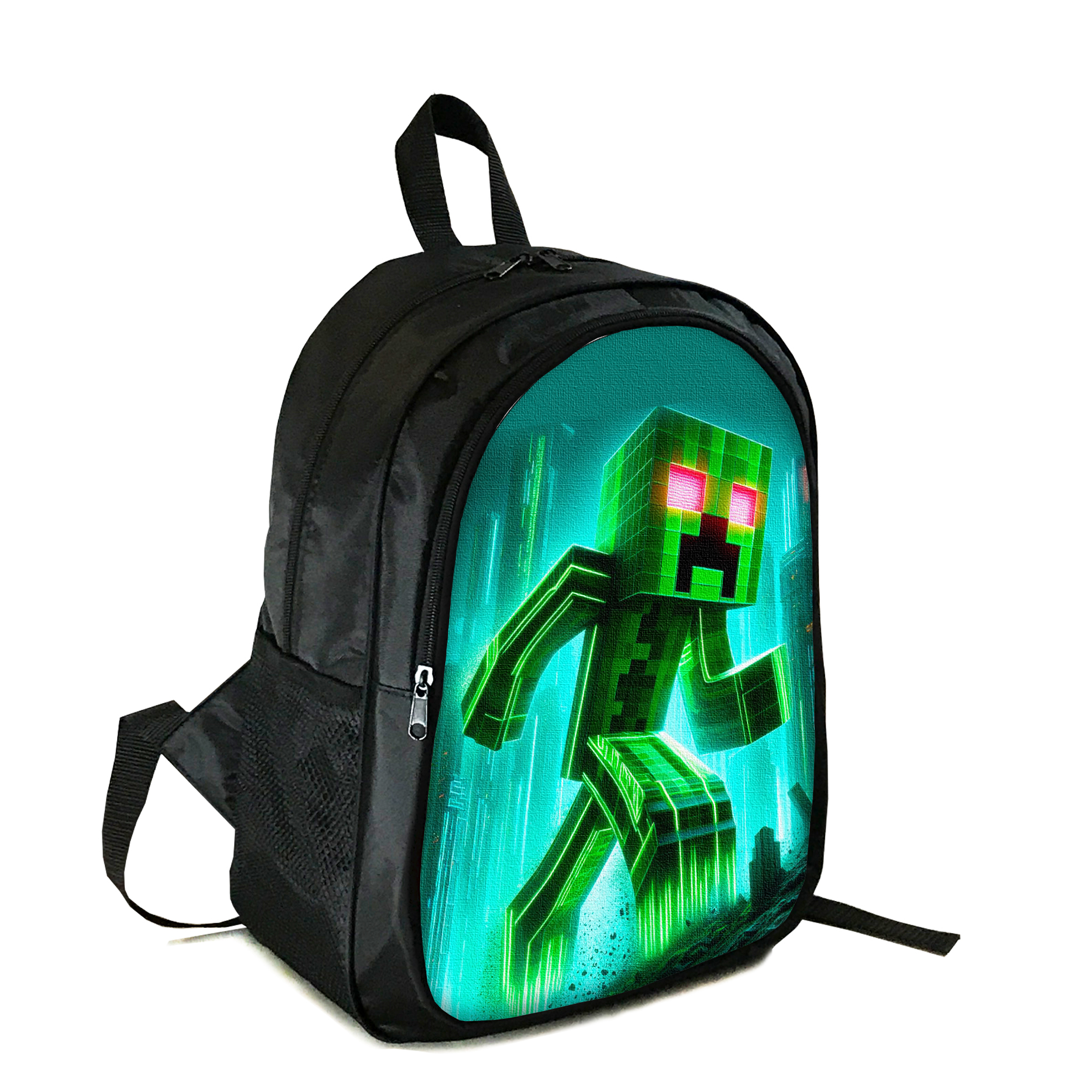 Дитячий рюкзак Minecraft Кріпер 20 л, оксфорд, різнокольоровий