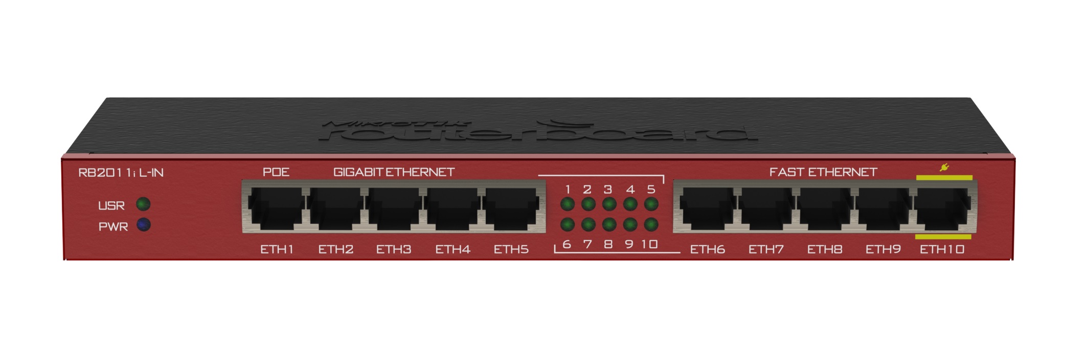 Маршрутизатор MikroTik RB2011iL-IN (5x1G, 5x100M)