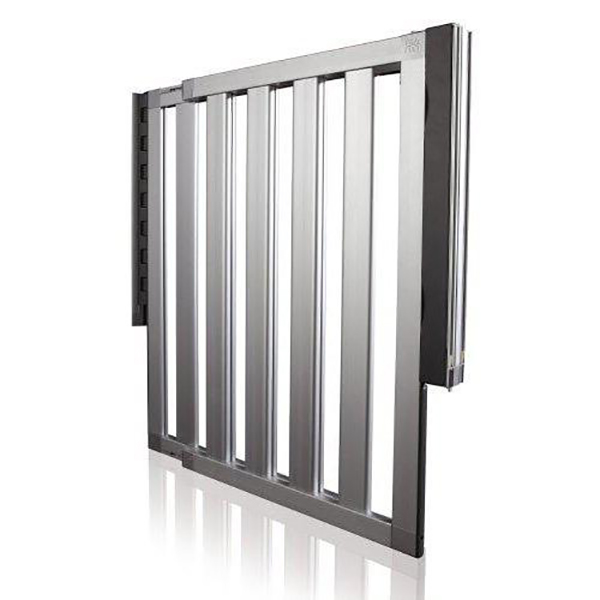 Дверна огорожа Lindam Extending Aluminium Safety Gate Срібляста (hub_np2_0644)