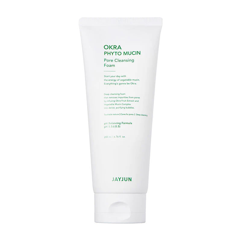 Пінка для вмивання Okra Phyto Mucin Pore Cleansing Foam JAYJUN 200 мл