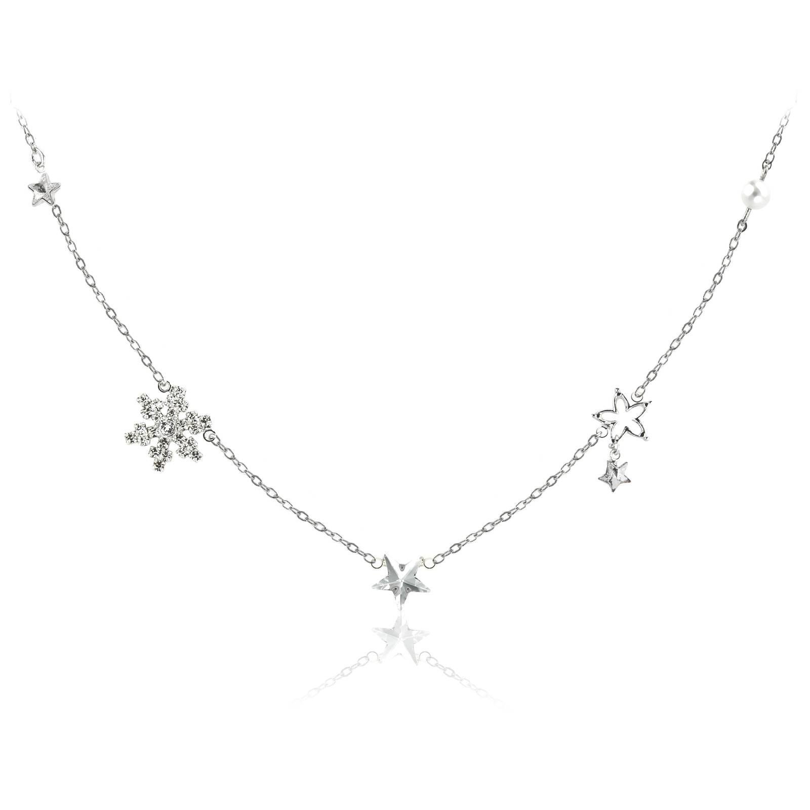 Кольє KOBI STAR&MONTH із кристалами Swarovski (7430-6107-02-32)