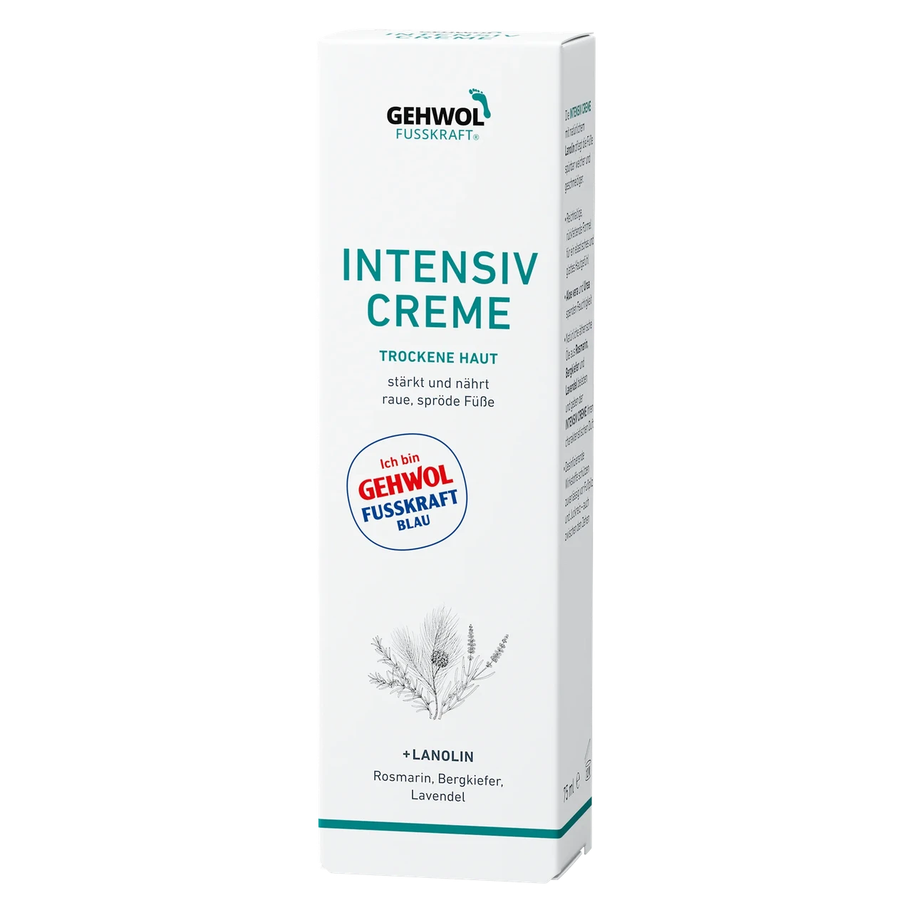 Блакитний бальзам для ніг Gehwol Fusskraft Intensive Cream 125 мл