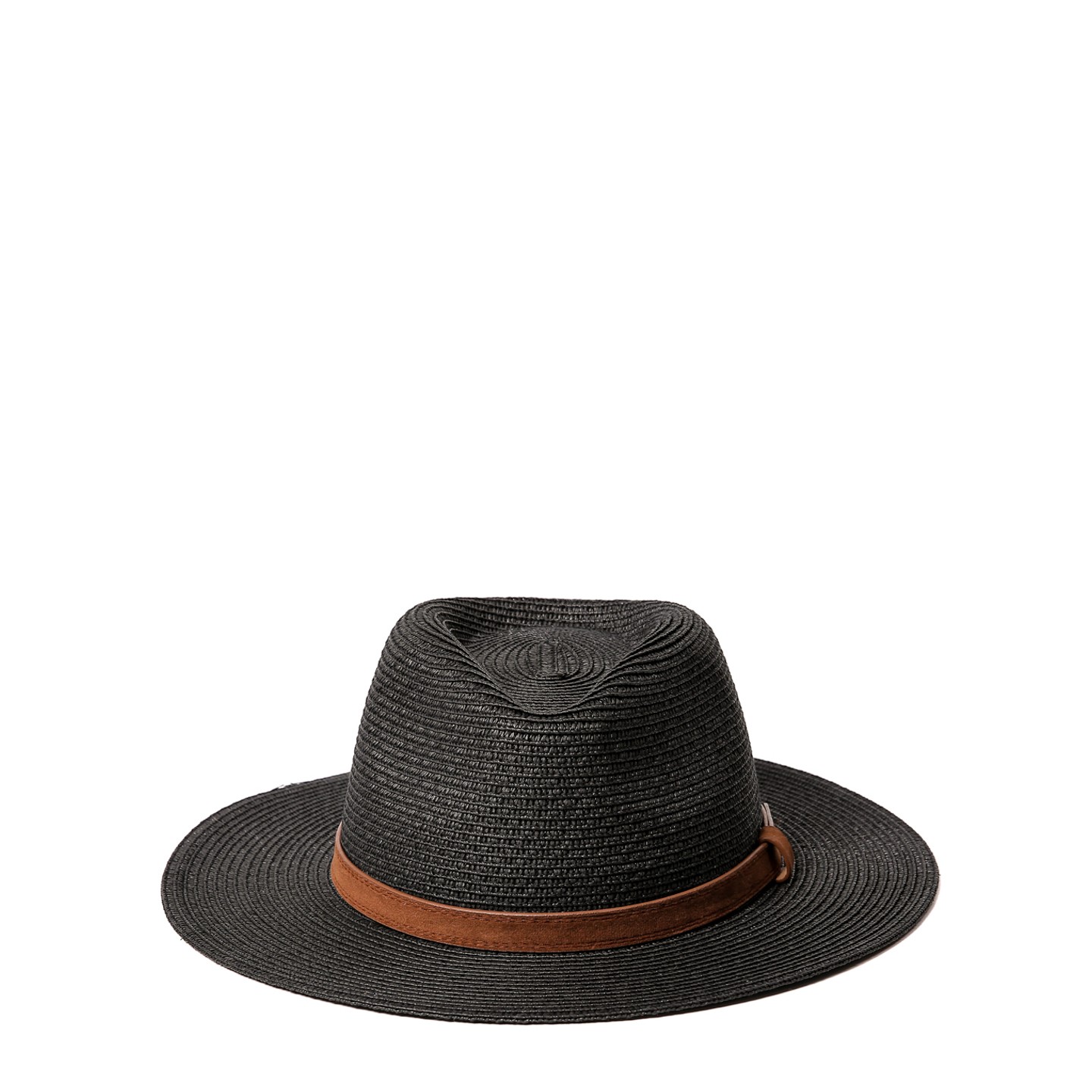 Шляпа с ремешком LuckyLOOK Аделин One Size Черный 733-640
