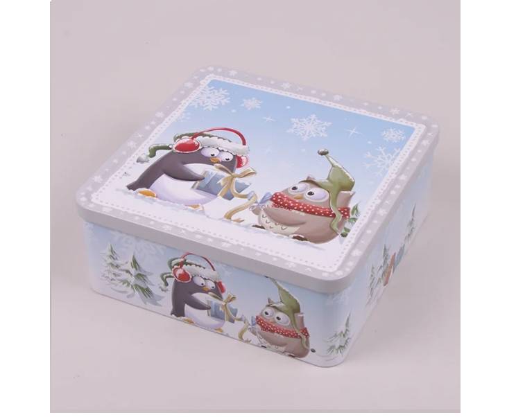 Коробка металлическая новогодняя 45055 (SKL0528)