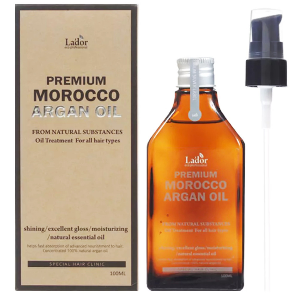 Марокканское аргановое масло для волос La'dor Premium Morocco Argan Oil 100 мл (8809500810490)