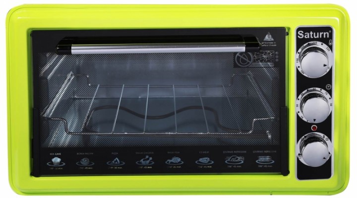 Електрична піч SATURN ST-EC 1075 Green (F00091616)