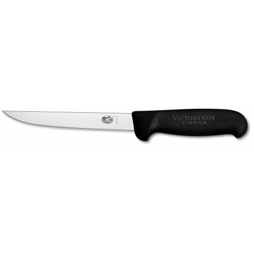 Кухонный нож Victorinox Fibrox Boning лезвие 12 см Черный (5.6103.12)
