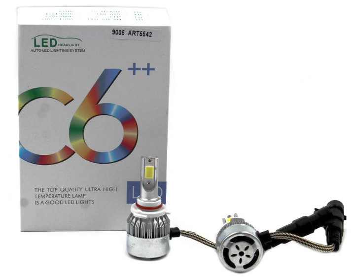 Комплект автомобільних LED ламп MHZ C6 в туманки 9005