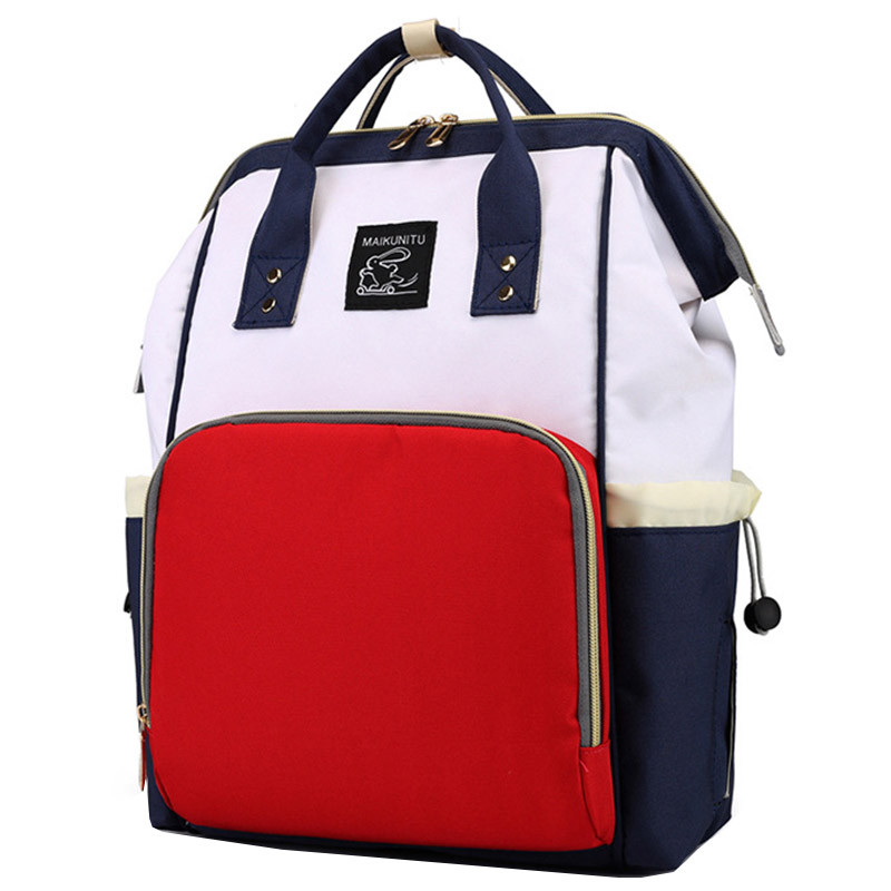 Сумка Maikunitu Mummy Bag Червоний із синім з USB (3002-8072)