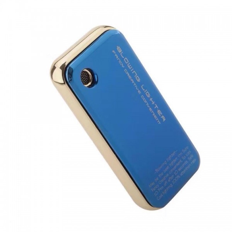 Электроимпульсная USB зажигалка Kucipa KC03 Синяя