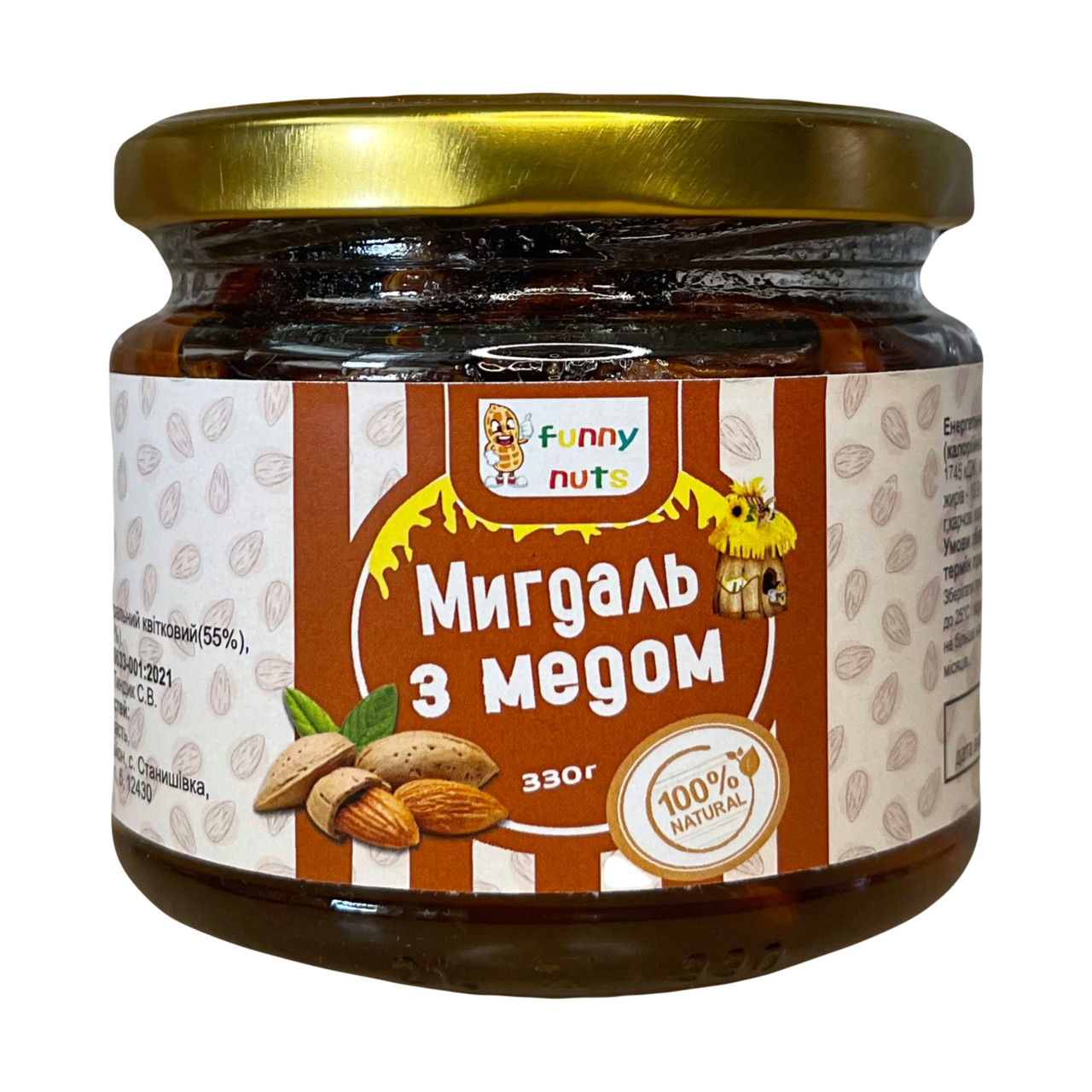 Миндаль с медом Funny Nuts 330 г (1899544439)