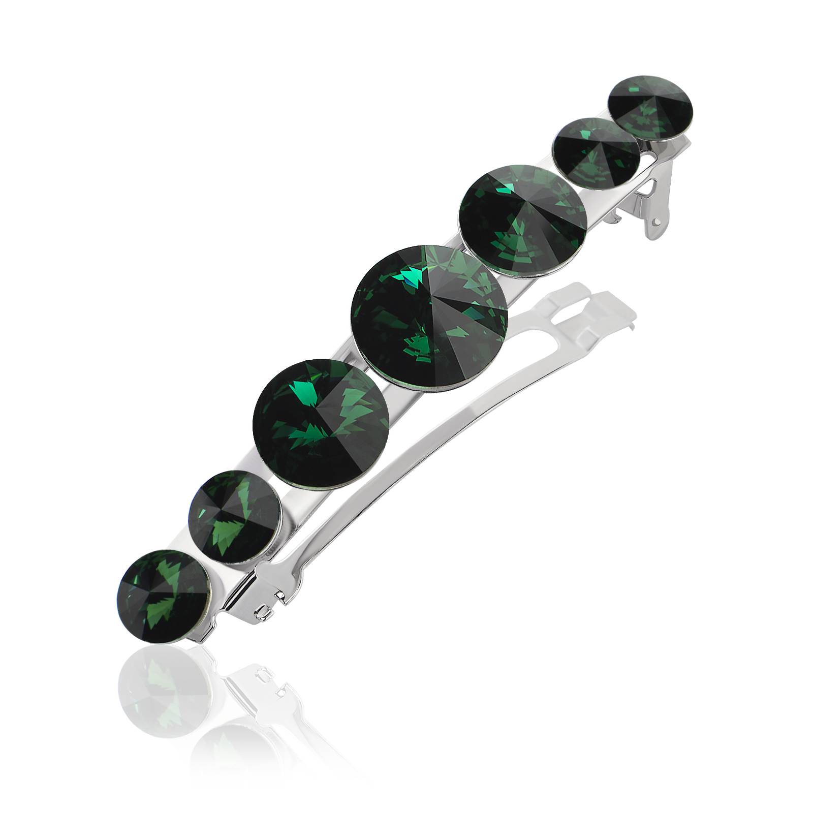 Шпилька KOBI Janis з кристалами Swarovski Зелений (7790-1001-13-32)