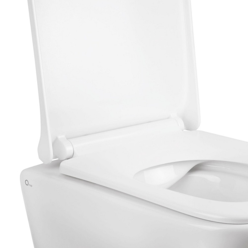 Набір Qtap Інсталяція 3 В 1 Nest Qt0133M425 З Панеллю Змиву Круглою Qt0111M11112Crm + Унітаз З Сидінням Tern Qt1733052Erw