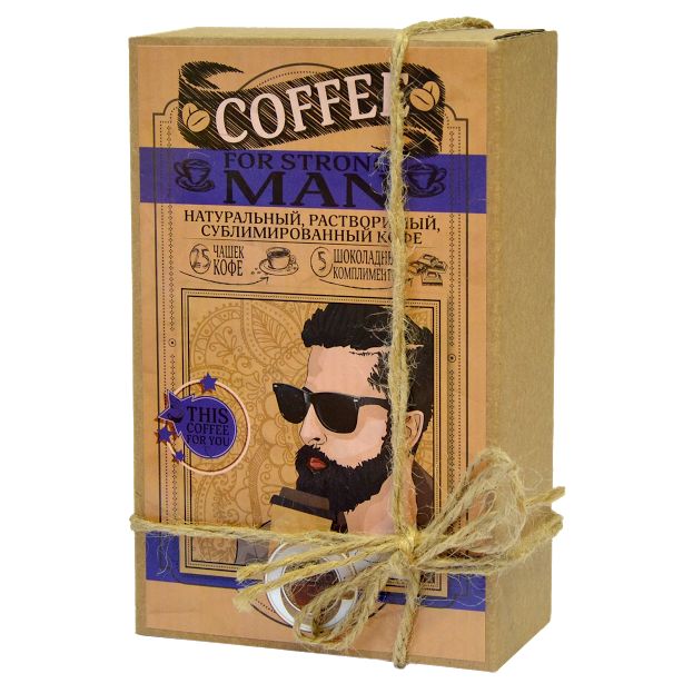 Кофейный набор Гранд Презент Man 50 г (049)