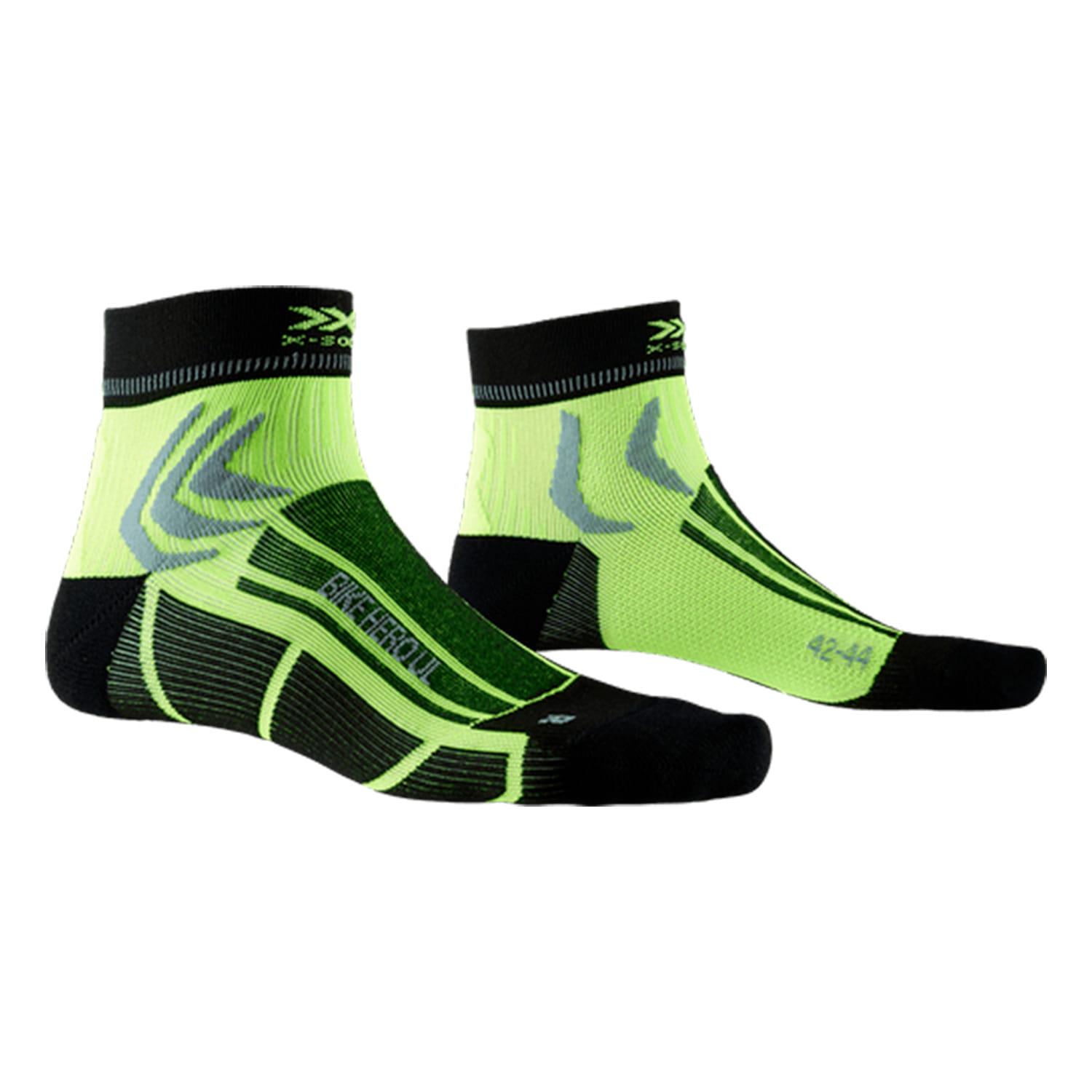 Носки X-Socks Bike Hero UL 35-38 Черный/Зеленый (1068-XS-BS06S19U 35-38 B0)