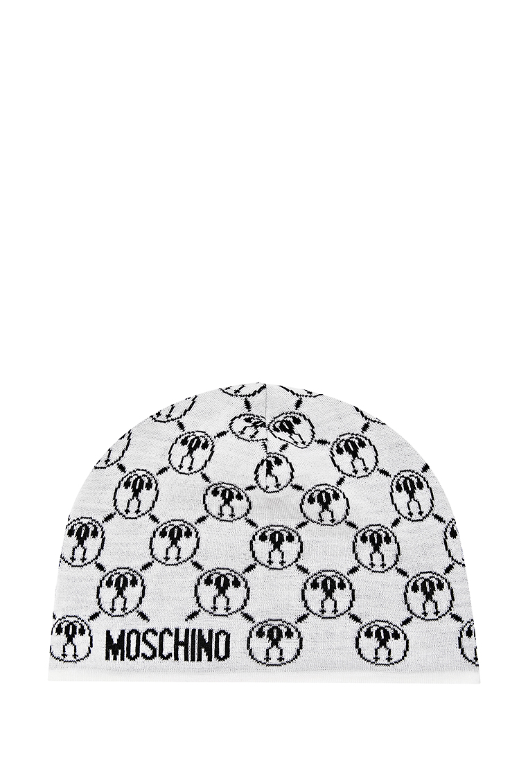 Шапка Moschino женская One Size Белый (65243-2)