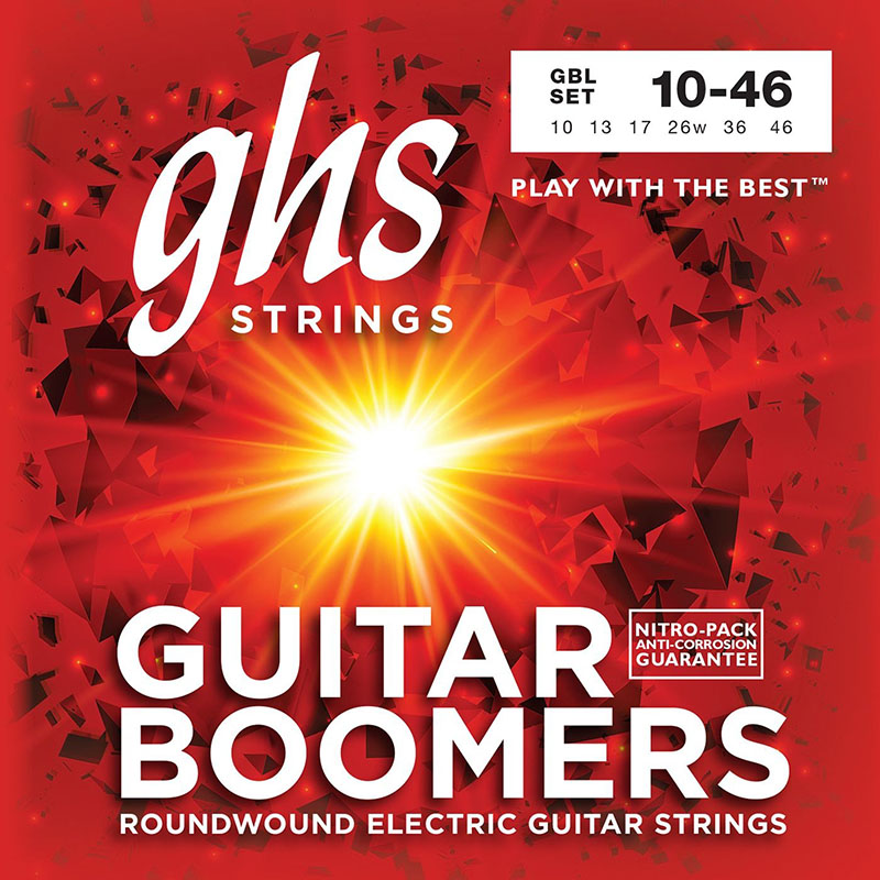 Струни для електрогітари 6 шт GHS GBL Boomers Light Electric Guitar Strings 10/46