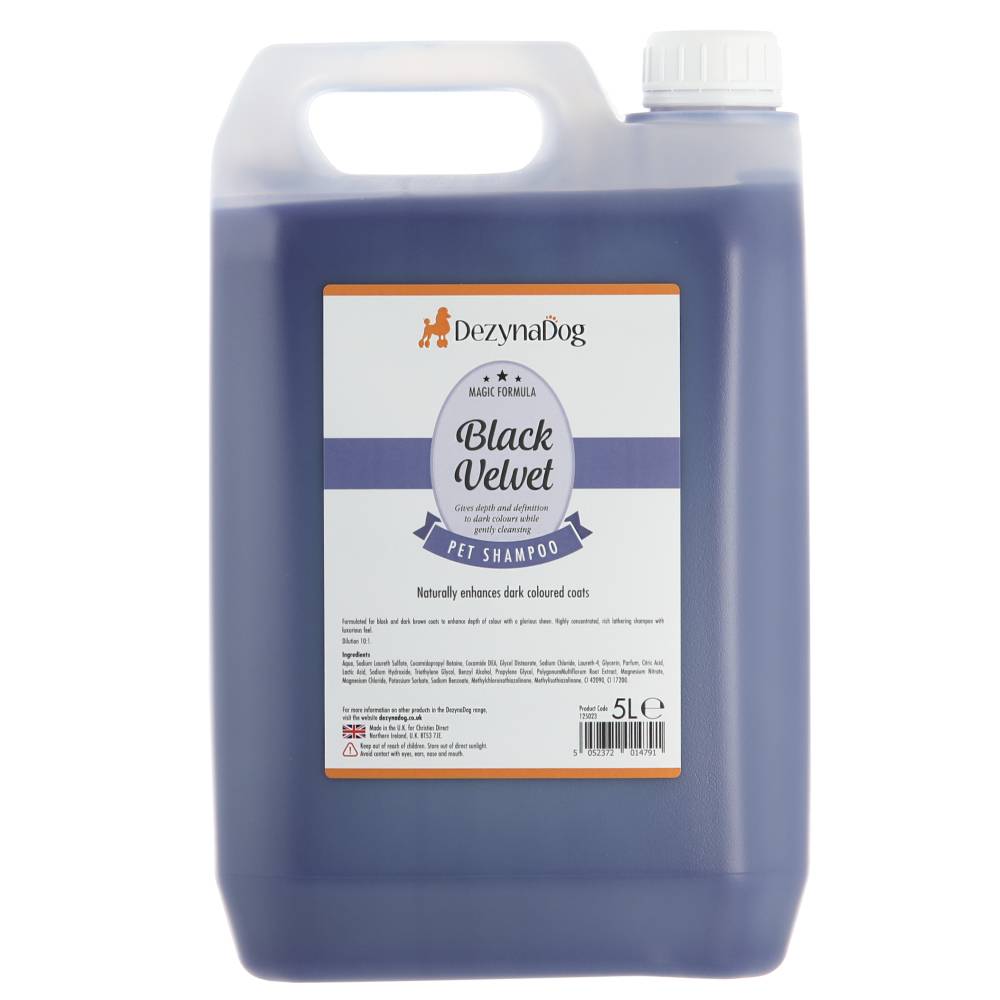 Шампунь для черной и темно-коричневой шерсти Dezynadog Dezynadog Black Velvet Colour Enhance 5 л (125023)