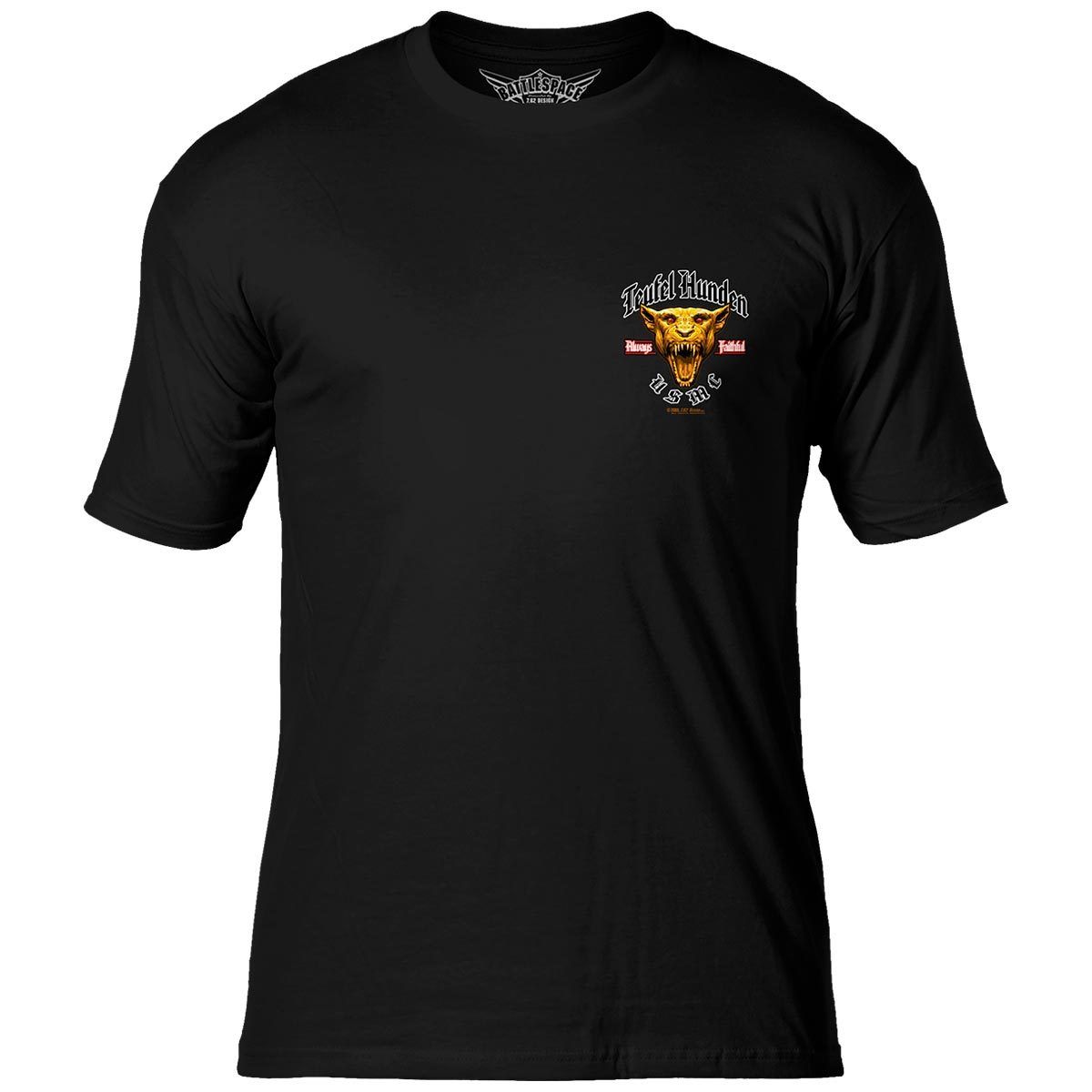 Футболка 7.62 Design USMC Devil Dog Black XXL Чорний (BAT-001-387BK-XXL)
