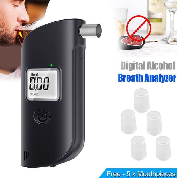 Алкотестер Bretal 104х53х25 мм Черный hub_3a16bj
