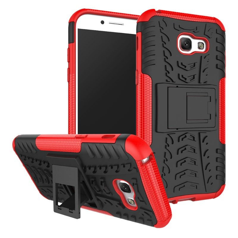 Чохол Armor Case для Samsung A520 Galaxy A5 2017 Червоний (hub_GmOp91016)
