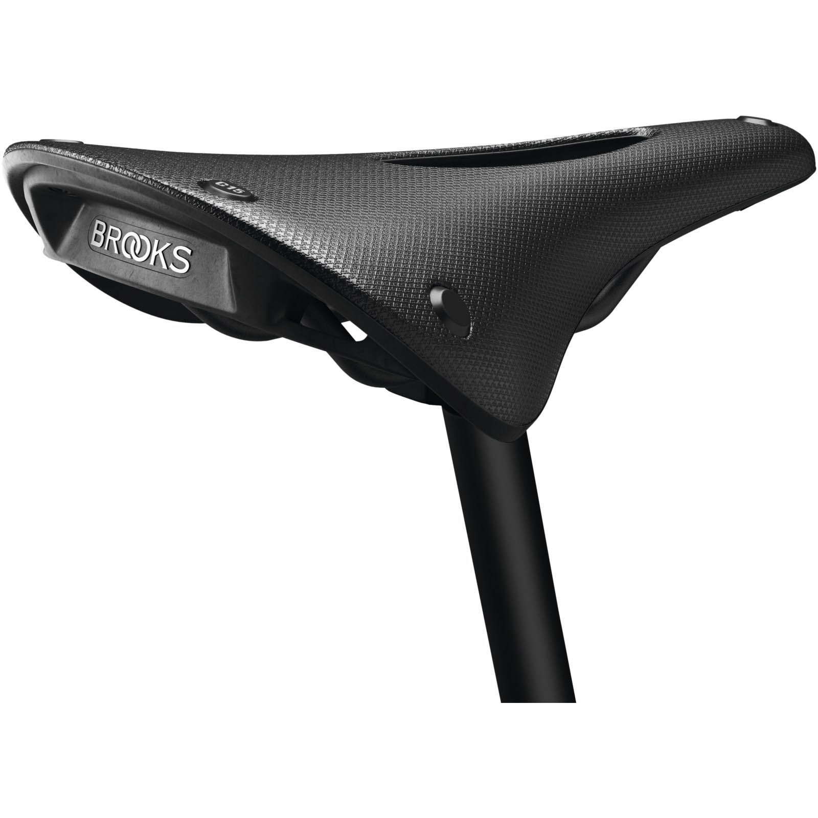 Седло велосипедное Brooks Cambium C15 Carved 283х140 мм Черный (1007-013878)