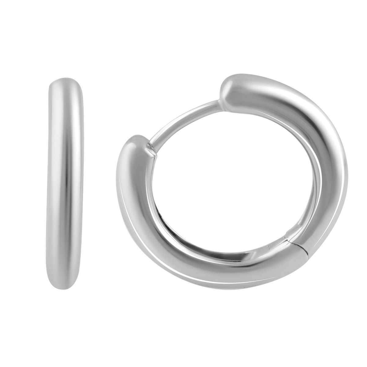 Срібні сережки SilverBreeze без каміння (2078685)