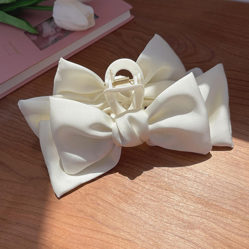 Бант-крабик для волос ANbeauty White (AN0103127)