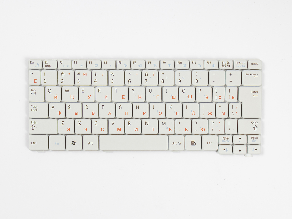 Клавіатура для ноутбука Samsung NP-N145/NP-N148 Біла (A2202)