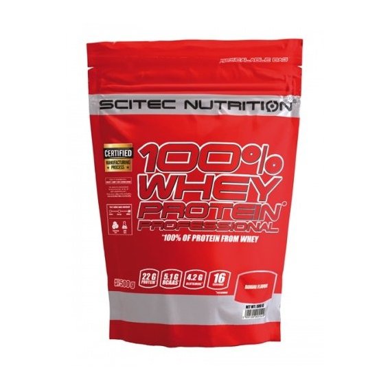Протеин Scitec Nutrition 100% Whey Protein Professional 500 g /16 servings/ Salted caramel