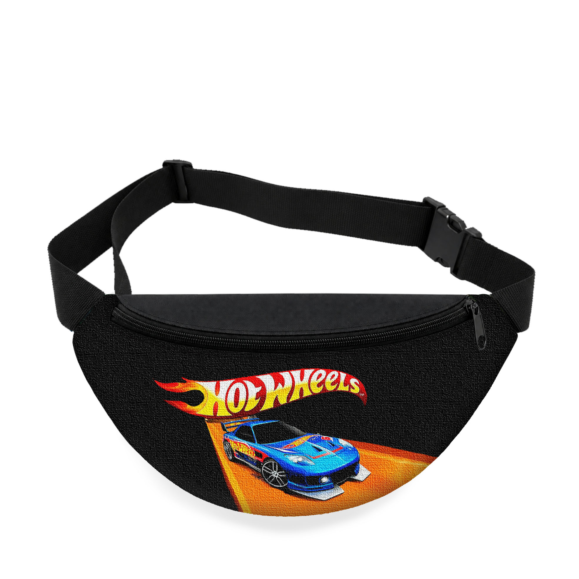 Дитяча сумка-бананка Hot Wheels, 32x15x7.5 см, чорна