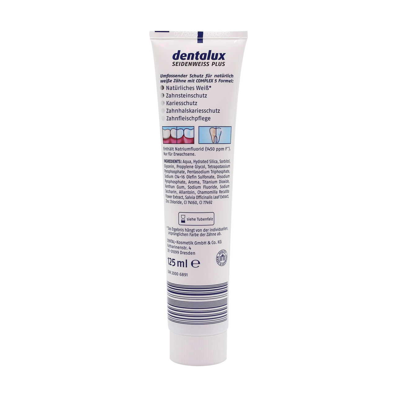 Зубная паста Dentalux Complex 5 Silky White 125 мл