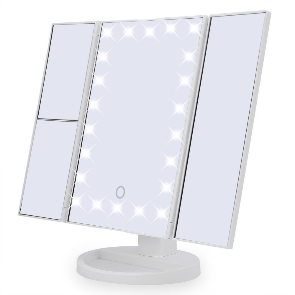 Зеркало Superstar Magnifying Mirror для макияжа с LED-подсветкой Белый (210027)
