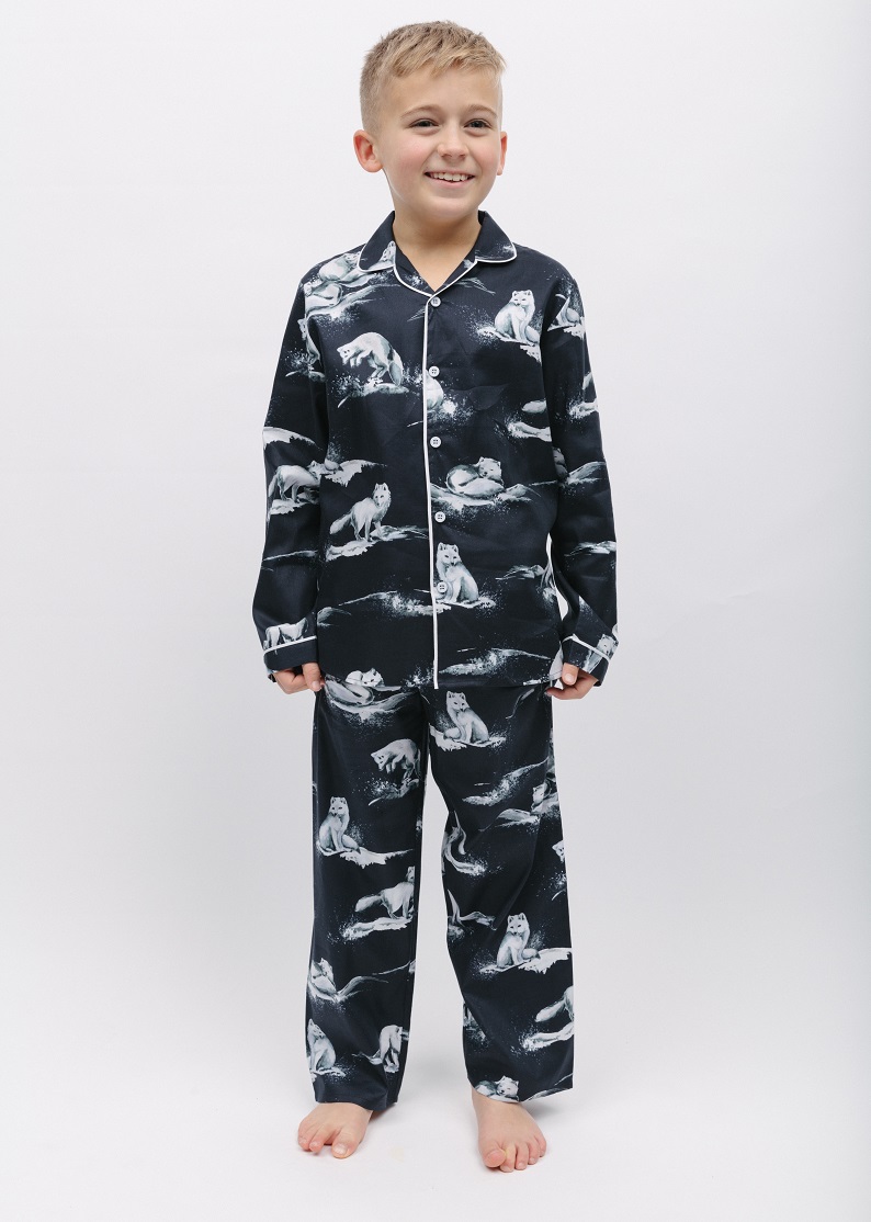 Пижама Cyberjammies Atlas 6878 122 см Серо-белый (5051877473591)