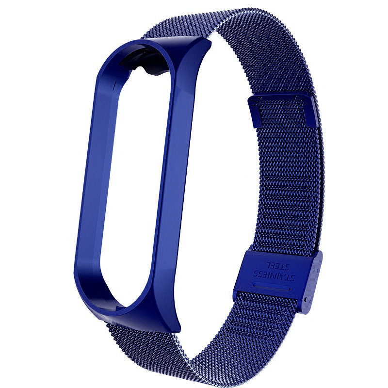 Ремешок Milanese Loop Strap для Xiaomi Mi Band 5 / 6  Blue