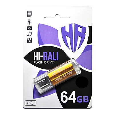 Флеш-накопитель USB 64GB Hi-Rali Corsair Series Bronze (HI-64GBCORBR)