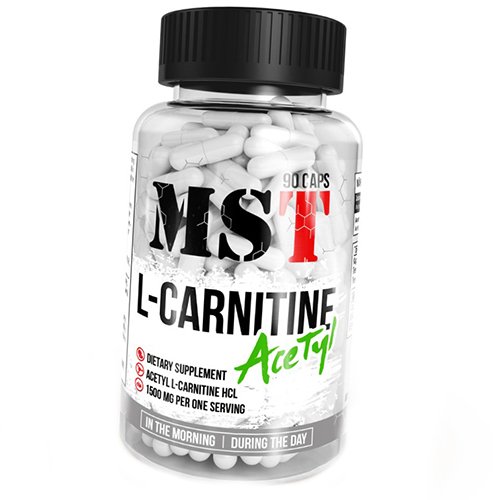 Ацетил L Карнитин гидрохлорид L-Carnitine Acetyl MST 90капс (02288010)