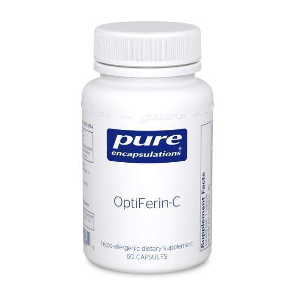Харчова добавка OptiFerin-C Pure Encapsulations 60 капсул (21977)