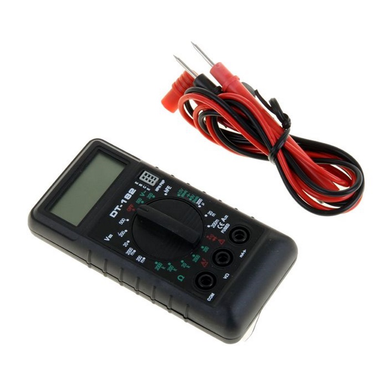 Цифровий мультиметр Noisy DT-182 Чорний (hub_np2_0227)