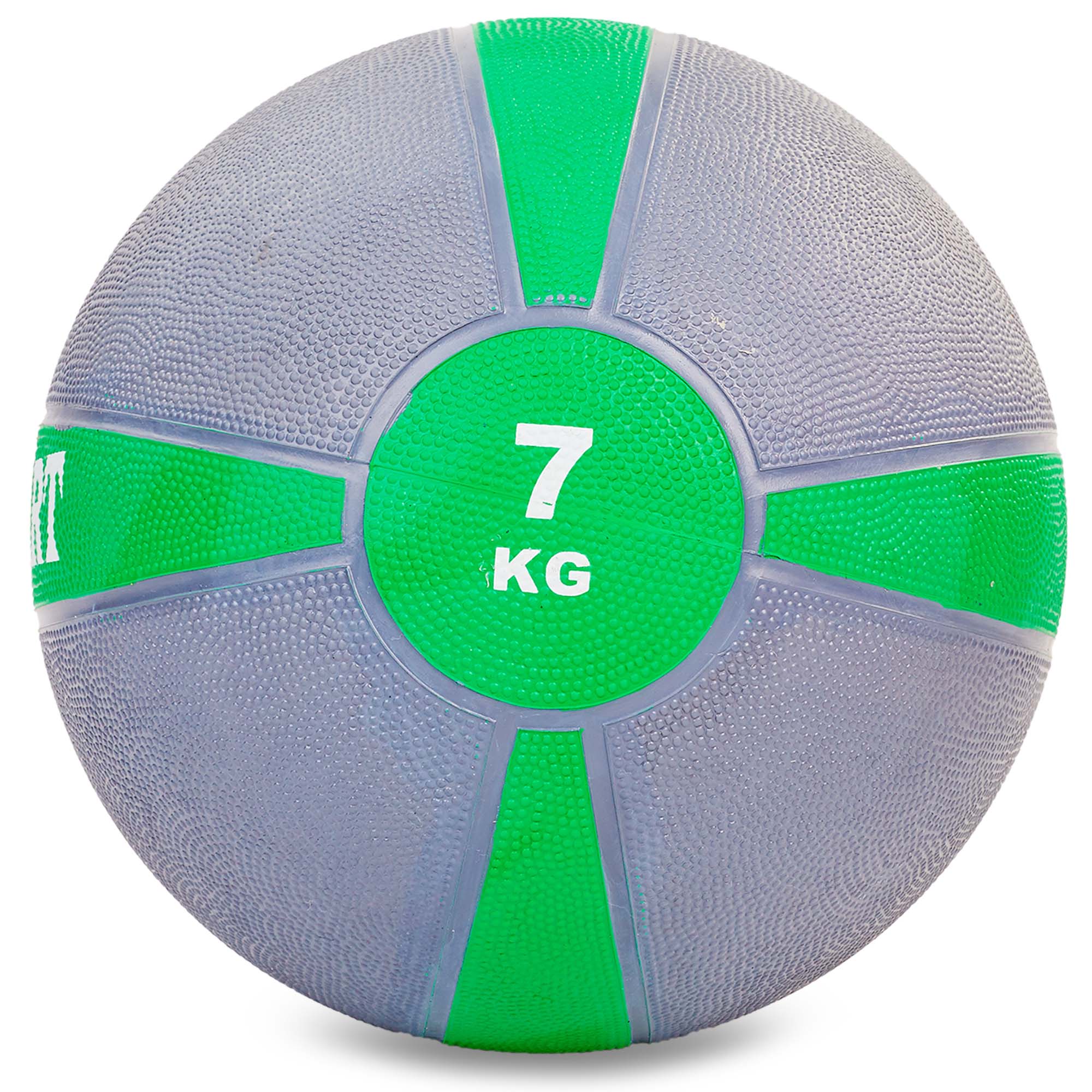 М'яч медичний Zelart Ball FI-5122-7 7кг Сірий-Зелений