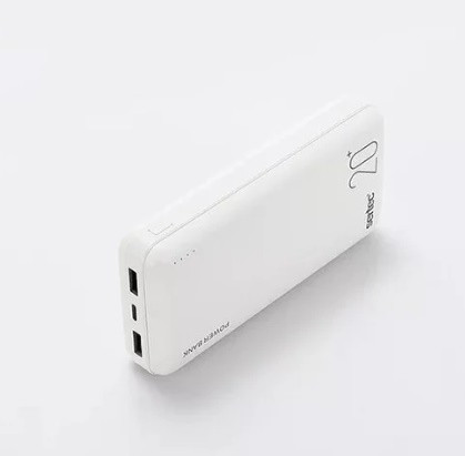 Зовнішній акумулятор POWER BANK SERTEC ST-2066 20000 мAh, білий