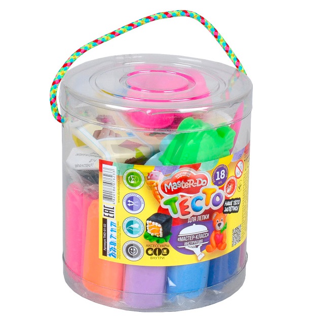 Тісто для ліплення Danko Toys Master Do 18 кольорів Різнокольоровий (gab_krp68JMPX34031)