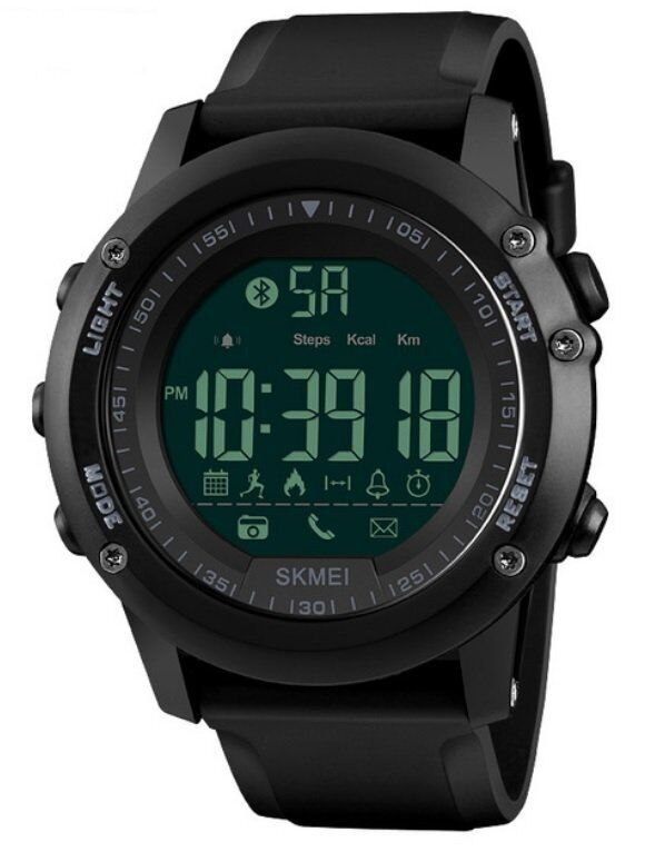 Розумний чоловічий годинник Skmei 1321 Dynamic Чорний