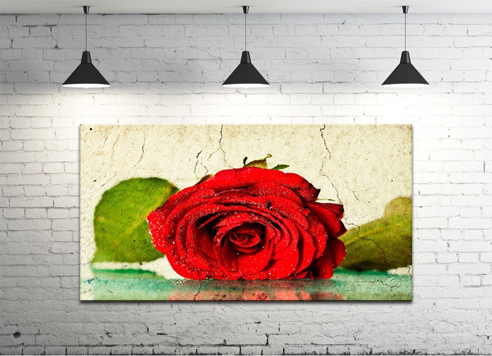 Картина на полотні ProfART S50100-c123 100 x 50 см Троянда (hub_DpRv29064)