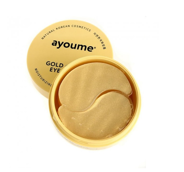Гидрогелевые патчи с экстрактом золота и муцина улитки Gold Snail Eye Patch Ayoume 60 шт