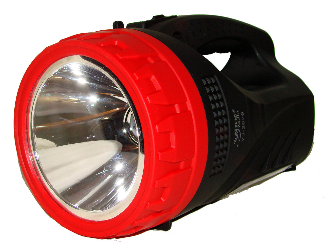 Фонарь-прожектор аккумуляторный/лампа Yajia YJ-2827 Красный с черным (R0068)