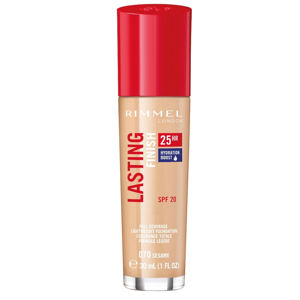 Тональная основа для лица Rimmel Lasting Finish 25h Foundation SPF20 070 - Sesame 30 мл (3616301236009)