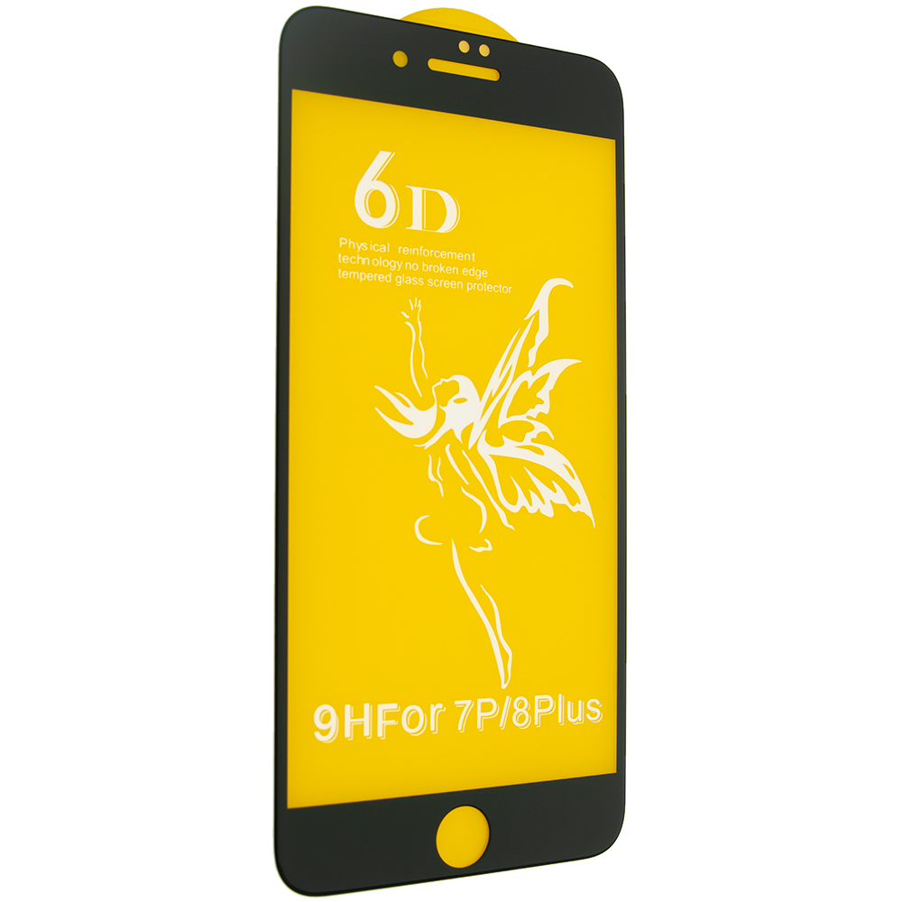 Захисне скло 6D Premium Glass 9H Full Glue для Apple iPhone 8 Plus/ iPhone 7 Plus Black (00005779)