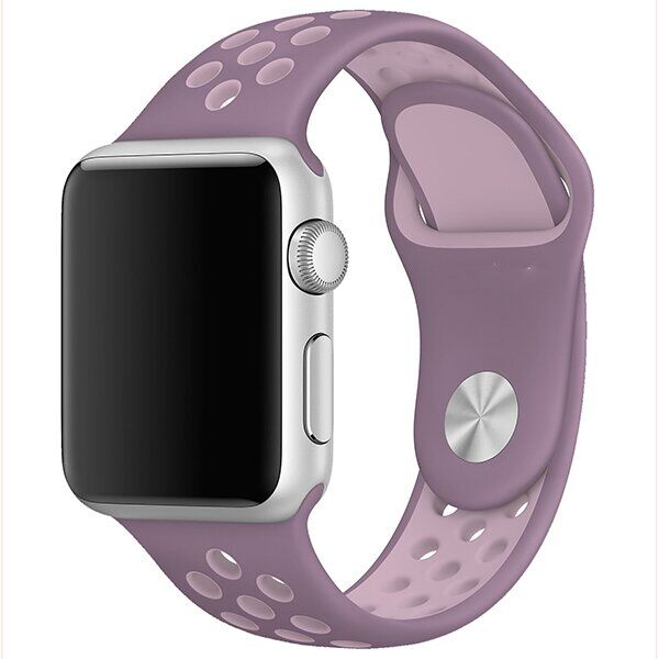 Ремінець ARM силіконовий Nike для Apple Watch 42/44 mm Purple plum